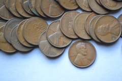 12 Circulated Lincoln Cent 1935-1937 1939 PD &S Rolls