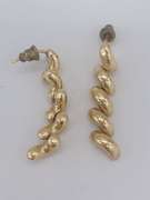 14kt Solid Yellow Gold Dangle Earrings
