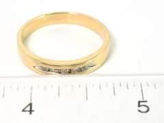 5-Stone Channel-Set Diamond Band in 14KT Yellow Gold