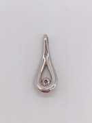 14kt White Gold & Diamond Pendant