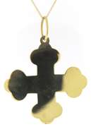 Luxurious 18kt Orthodox Cross Necklace