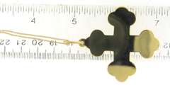 Luxurious 18kt Orthodox Cross Necklace