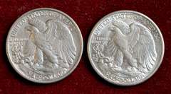 1940 & 1941 BU Walking Liberty 50c