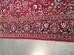 AUTHENTIC  VINTAGE PERSIAN KASHAN 4'.4" X 7'.7"