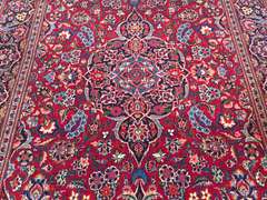 AUTHENTIC  VINTAGE PERSIAN KASHAN 4'.4" X 7'.7"