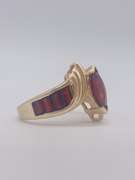 14kt Gold Garnet Cocktail Ring