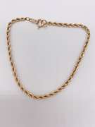 14kt Yellow Gold Chain Bracelet