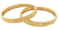 Traditional 22kt Pair of Bangle Bracelets
