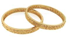 Traditional 22kt Pair of Bangle Bracelets