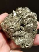 Large multi-crystal 1,221ct naturally entwined Pyrite