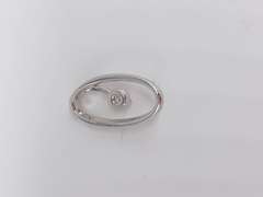 14kt White Gold & Diamond Pendant