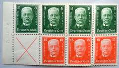 1927 Booklet Pane  Mint & Cover Michel # MH-24
