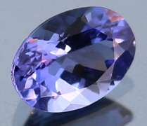 Vivid 1.21ct violet blue Tanzanite