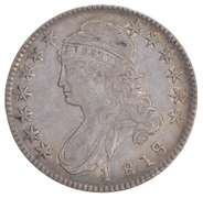 1818/7 Capped Bust Half Dollar - Small 8