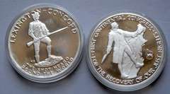 1974 &1975 US Silver Bicentennial Medals