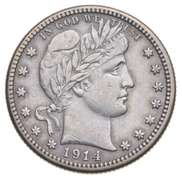 1914-S Barber Quarter