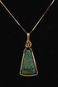 Stunning 14kt Necklace with Druzy Pendant