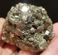Large multi-crystal 1,221ct naturally entwined Pyrite