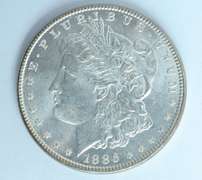 BU 1886 Morgan Silver Dollar