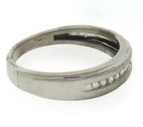 Nice White Gold Diamond Channel Band