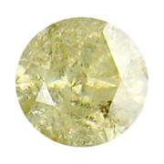 Fancy lace white .38ct unheated Diamond solitaire