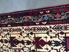 MAGNIFICENT PERSIAN RUG 3'.7"X 7'.4"