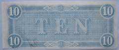 $10 Feb 17 1864 Fresh Unc Series Confederate Note