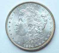 BU 1884 Morgan Silver Dollar