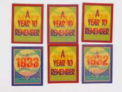 6 - 1989 Magic Motion Trivia Baseball Cards