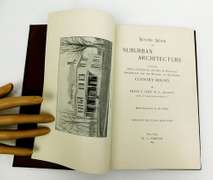 1895 Suburban Architecture Antique Book