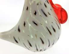 Art Glass Hand Blown Rooster Figurrine