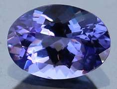 Vivid 1.21ct violet blue Tanzanite