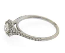 Sparkling White Gold Round Brilliant Cut Diamond Ring