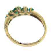 Stunning Yellow Gold Emerald Ring