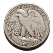1938 D Semi Key Walking Liberty Half