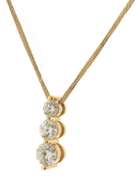 Dreamy Yellow Gold 1ctw RBC Diamond Pendant on Chain