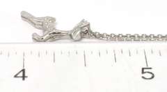 Dainty Reindeer Necklace in Sterling Silver