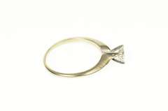 14K White Gold 0.47 Ct Diamond Classic Solitaire Engagement Ring