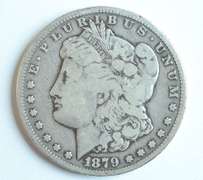 1879-CC Morgan Silver Dollar, Circ