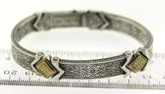 Pretty Konstantino Men's 2 Tone Bracelet