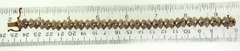 Sterling Silver In Gold Plated Crossover X Bracelet