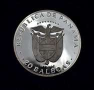 1972 Proof 20 Balboas Republic De Panama