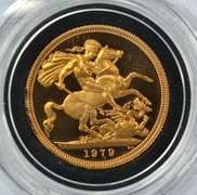 Superb Gem Ultra Cameo Proof 1979 British Gold Sovereign