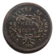 Sharp 1795 Half Cent