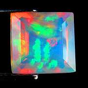 Princess cut continuous flashing 1.94ct Welo Opal