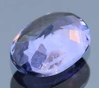 Vivid 1.37ct violet blue Tanzanite solitaire