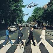 The Beatles Autographed Signed Facsimile Abbey Road Record Album LP