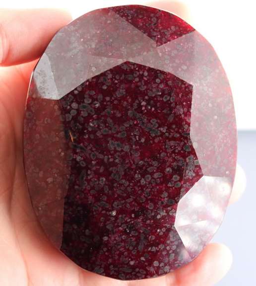 Impressive! 2,520ct dark violet red Brazilian Ruby