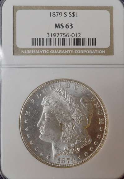 1879-S $1 MS63 NGC