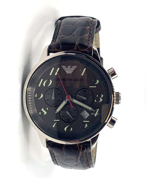 Stylish Emporio Armani Chronograph Watch